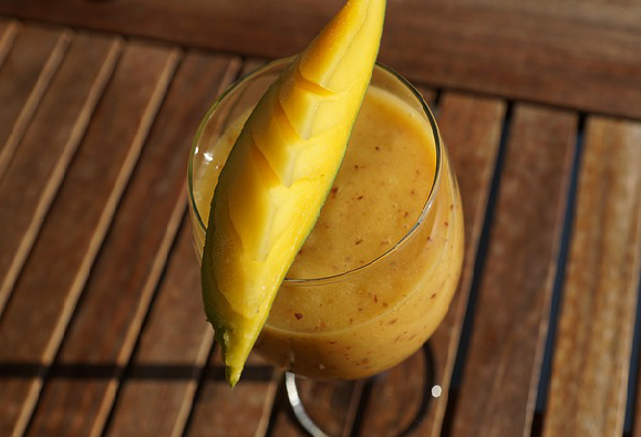 Mango Pineapple Smoothie with Wheat Germ